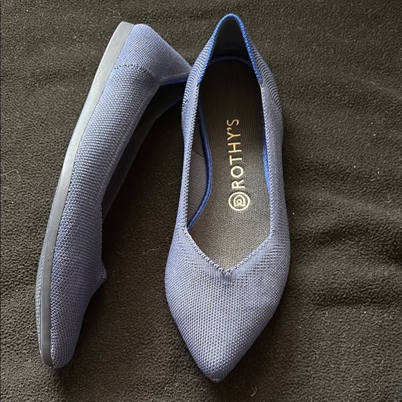 Rothy’s Pointed Flat RETIRED Cobalt Blue Size 9 - Picture 5 of 8